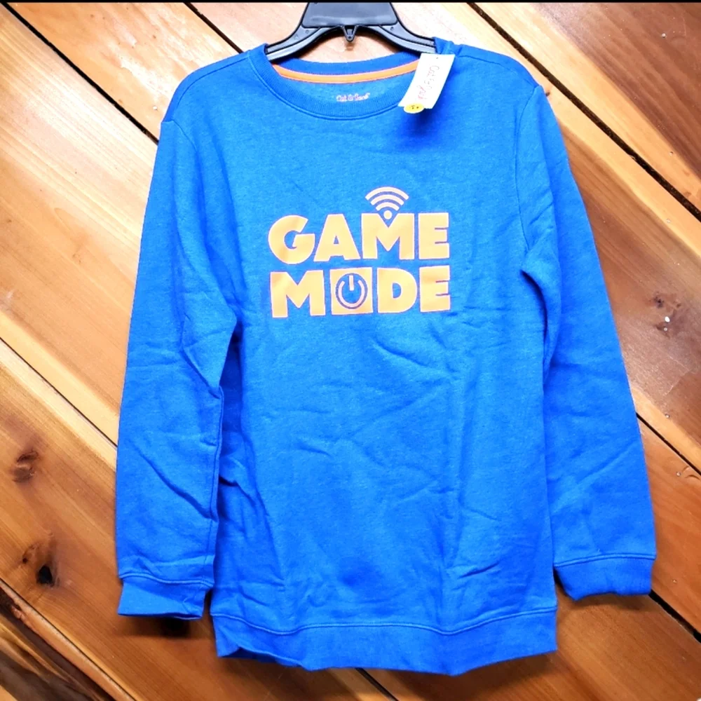 Cat & Jack Kids long sleeve game mode sweatshirt